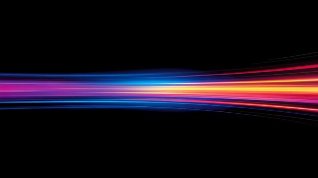 Abstract colorful light streaks motion background
