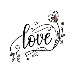 Valentine Day Typography T-shirt Design