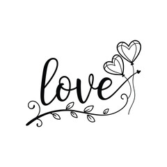 Valentine Day Typography T-shirt Design