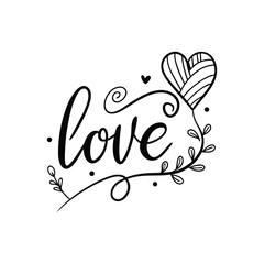 Valentine Day Typography T-shirt Design