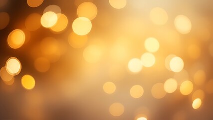 Obraz premium Abstract cream background with blurry festival lights and outdoor celebration bokeh