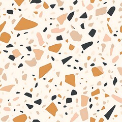 Abstract terrazzo pattern