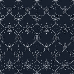 Elegant minimalist seamless pattern design modern interior digital art subtle background artistic viewpoint aesthetic concept