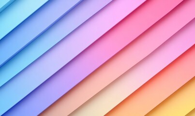 Obraz premium Smooth diagonal stripes forming a colorful gradient, perfect for modern and abstract designs