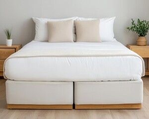 Creative underbed storage solutions for a small apartment, maximizing every inch of space