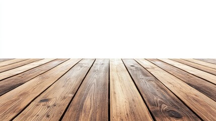 Wooden floorboards create a rustic atmosphere in a bright and open space suitable for various settings