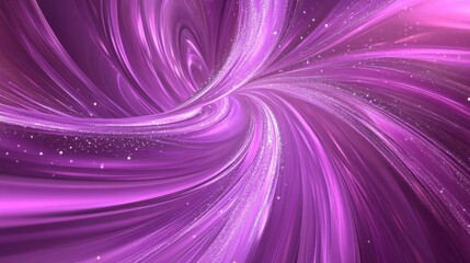 Obraz premium Vibrant purple swirl pattern depicting a cosmic vortex during an abstract digital art creation process