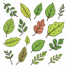 seamless pattern with leaves