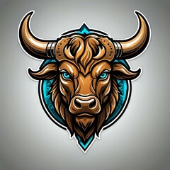 bull head vector