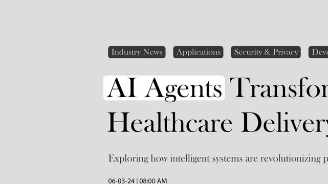 2025: AI Agents, Headlines Fast Screenshots Sequence