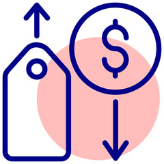 inflation vector mixed outline icon