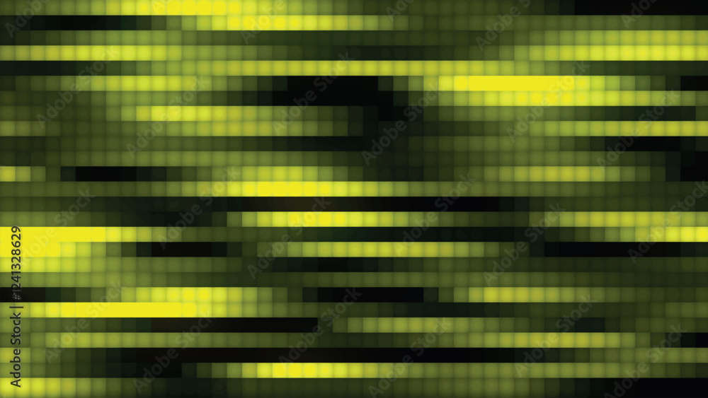 Poster Abstract horizontal glowing color lines. Multicolored horizontal linear background. Abstract gradient background. Web design background. Vector illustration.