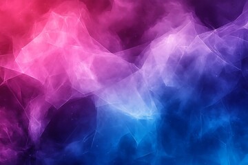 Obraz premium Abstract Nebula Pink Blue Cosmic Cloudscape