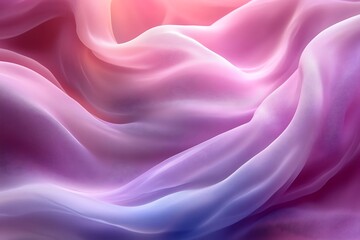 Obraz premium Abstract Draped Fabric Soft Pink Purple Hues