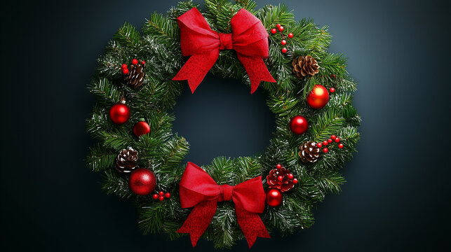 Christmas door decorations with cozy mood