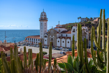 Beautiful view on the Basilica of Candelaria
