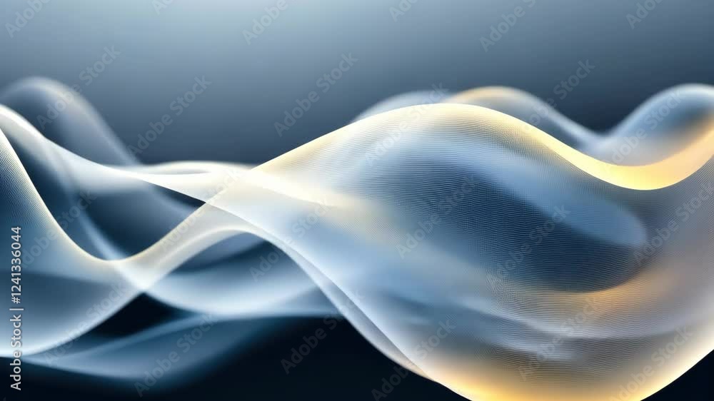 Poster fluid motion of light and shadow forms captivating patterns that draw the viewer into a mesmerizing 