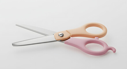 scissors on white background