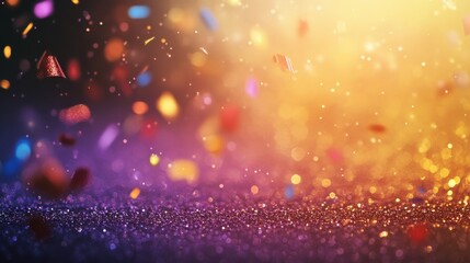 Glittering colourful party background