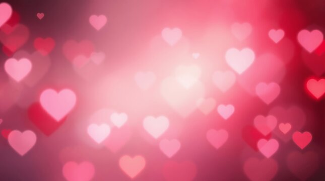pink background with hearts