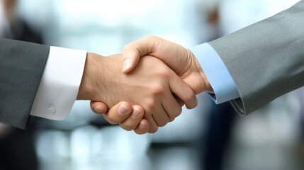 businessmen shaking hands