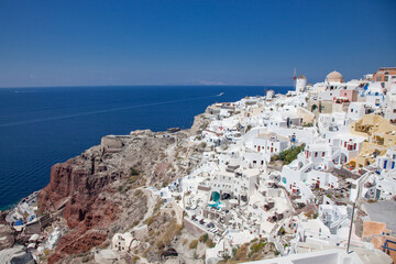 beautiful Santorini island in Greeece