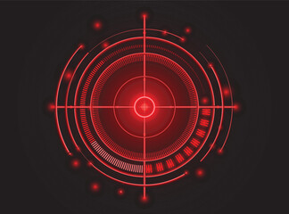 Red Neon Target Focus