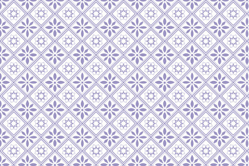 Ethnic Decorative Floral Seamless Pattern Design Background