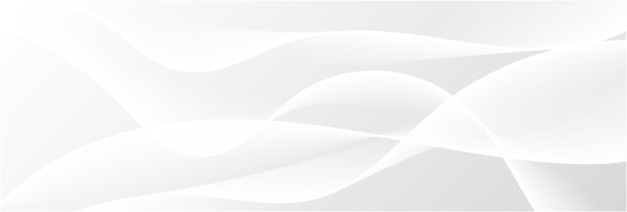 White Wave Lines Pattern Background. Technology Wallpaper. Vector Illustration. Abstract Business Banner