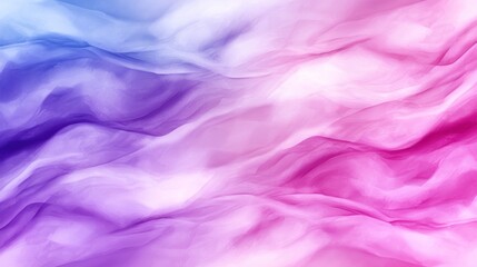 Obraz premium Abstract flowing fabric texture in shades of blue, pink, and purple, creating a dreamy background