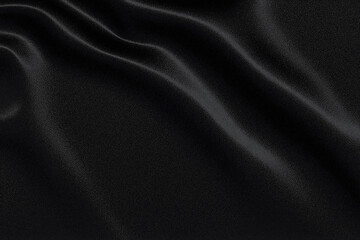 Obraz premium flat texture in raven black with radiant shimmering effect, showcasing smooth and elegant fabric. Perfect for backgrounds or design elements
