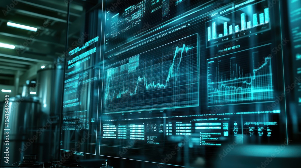 Poster industrial data monitoring system: real-time insights and analytics for efficient operations