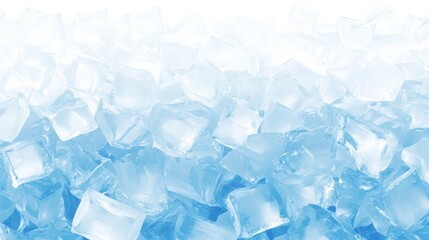 Stunning Ice Cubes: A Close-Up View of Frigid Beauty