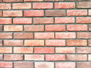 Rustic brick wall with textured surface ideal for creative design and text placement