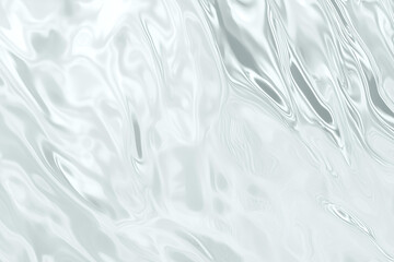flat texture with shimmering silvery green tones, creating fluid and reflective appearance. This abstract design evokes sense of calm and tranquility