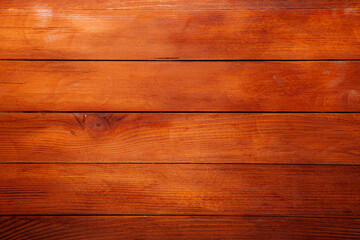 Empty woody plank for design. wood texture background. Colored table surface.