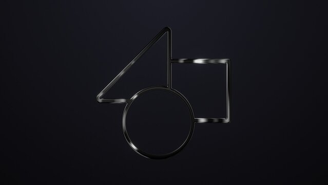 Shiny Bold Metal Plate Logo Reveal