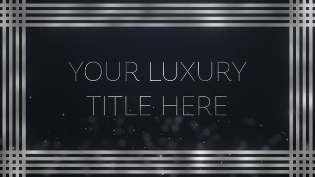 Luxury Silver Award Winning Title Intro