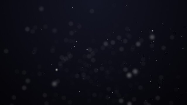 Floating Silver Particles Animated Background