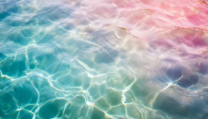 Fototapeta premium water floor texture with soft pastel colorations summary background