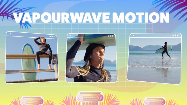 Vapourwave Motion Scenes