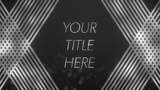 Award Winning Silver Trophy Title Intro