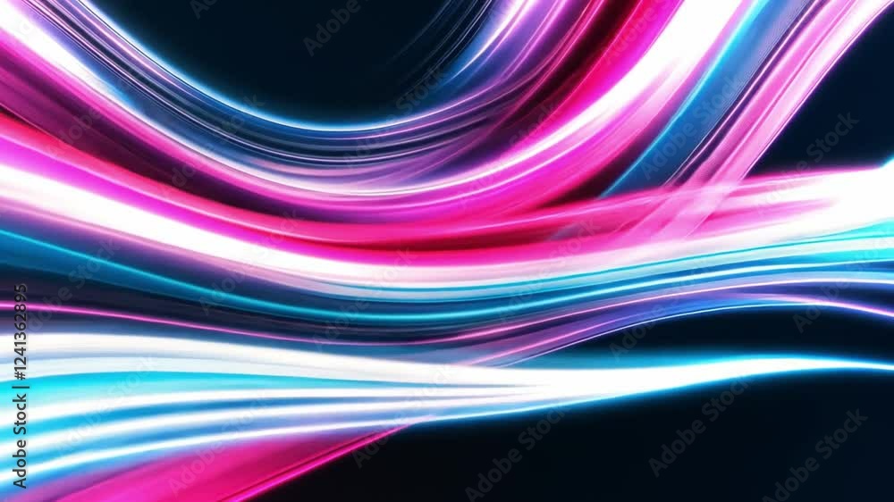 Poster vibrant abstract patterns in 4k showcasing flowing lines and colors