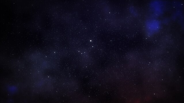 Retro Flying Through Space & Stars Background