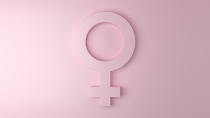 Woman Female symbol background