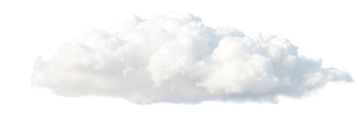 Big cloud isolated on png background