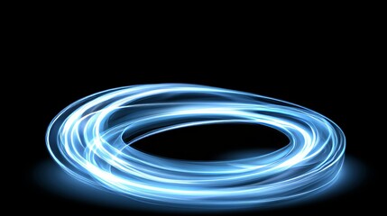 Super-speed digital technology lines streaming in from the far side in the background