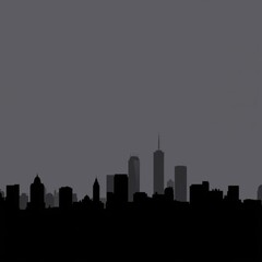 Fototapeta premium Berlin germany skyline in red silhouetted skyline cityscape architecture illustration building city vector