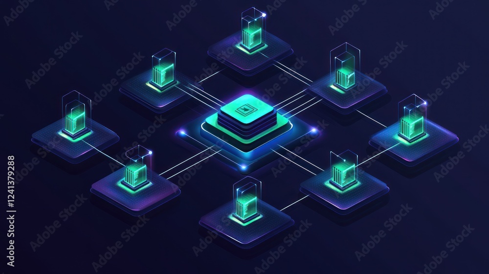 Poster network architecture: a decentralized system visualization