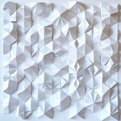 Obraz premium Stunning Geometric Paper Relief: A Modern Abstract Art Piece